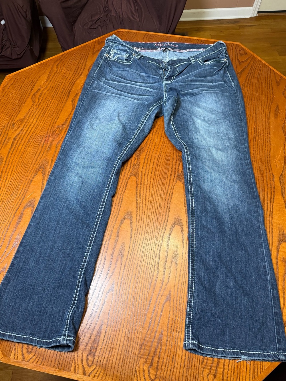 Ariya Jeans Women’s Size 16 Valetta Bootcut Embellished Sequin Y2K Western Jeans
